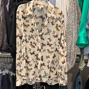 L’agence blouse with butterfly’s